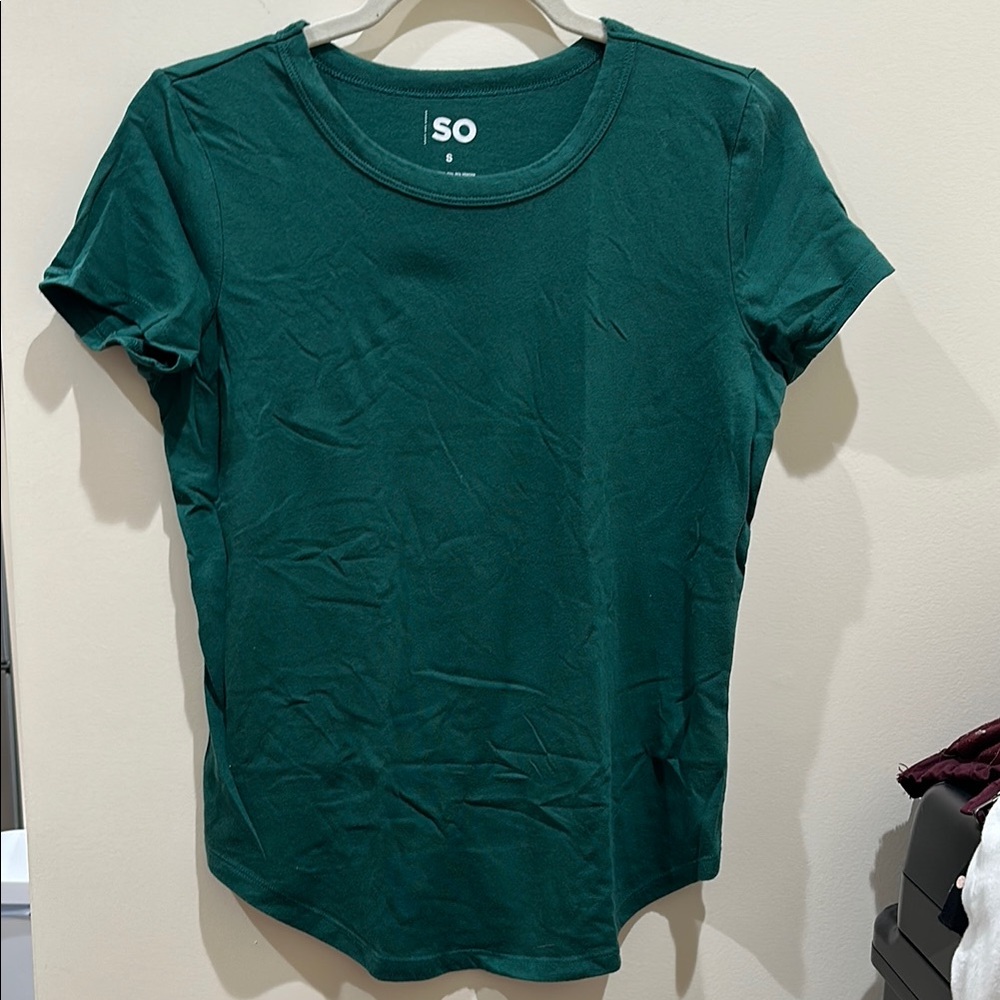SO Women's Deep Green Short Sleeve Tee
